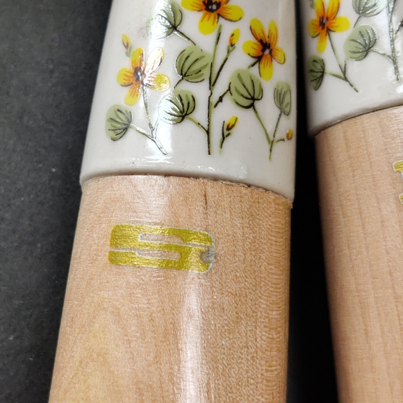 Vintage 6 Piece Salad Set Countrycore Floral S. S. Kresge Company Made in Japan - Picture 9 of 15